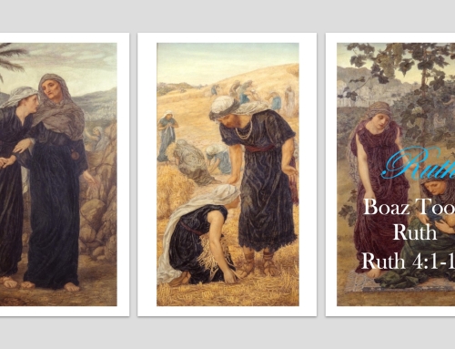 May 10, 2026 – Boaz Took Ruth