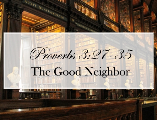 July 12, 2026 – The Good Neighbor
